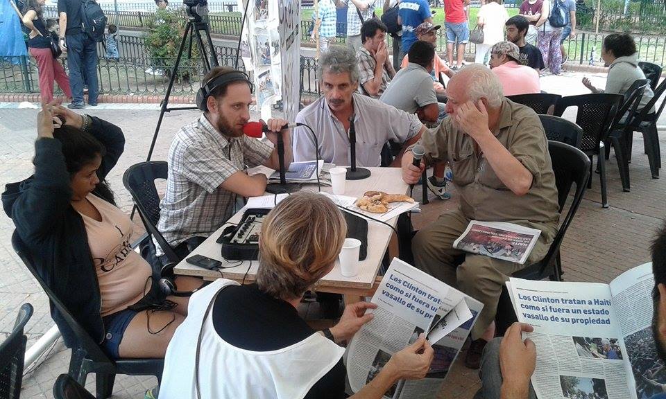 Radio Gráfica desde Plaza de Mayo