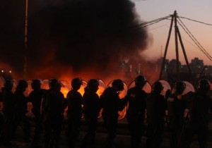 Represión policial a la falta de respuestas en la ciudad por la falta de viviendas populares