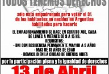 Se lanza la campaña «Aquí vivo, aquí voto»