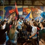 Homenaje a Néstor Kirchner en Barracas