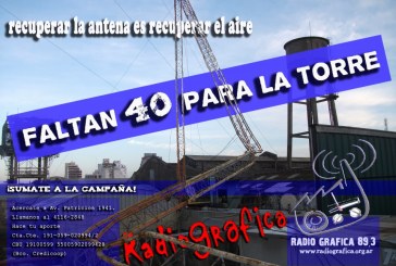 «Faltan 40 para la torre»