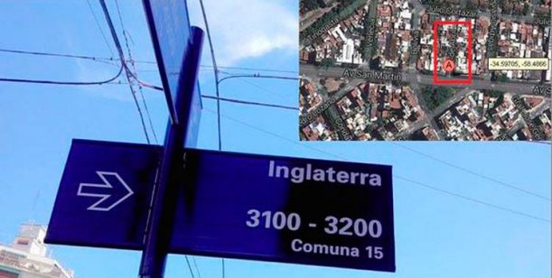 Calle Inglaterra, una modificación que hizo mucho ruido