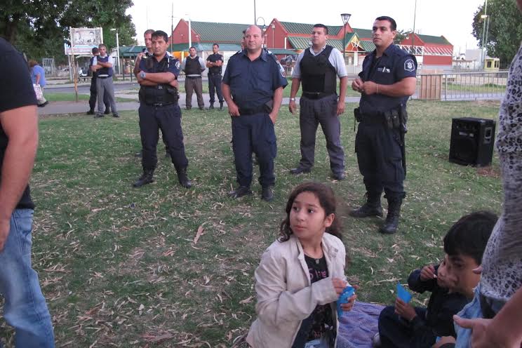 Represión a militantes de La Cámpora en San Isidro