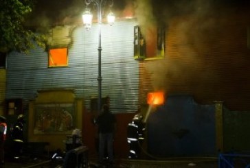 Otra vez se incendia un conventillo en La Boca