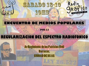Encuentro de medios populares por la regularización del espectro radioeléctrico