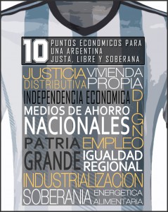 10 puntos económicos para una Argentina Justa, Libre y Soberana