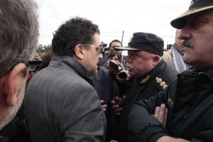 Violento desalojo en Abasto