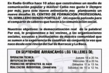 Sumate a los cursos de Radio Gráfica