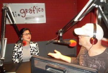 La cantante Lulú visitó Radio Gráfica