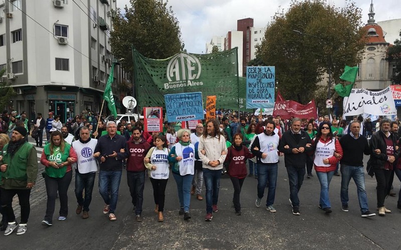 Provincia de Buenos Aires | Paro de estatales, en unidad contra el ajuste