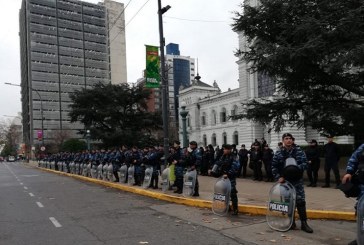 La Plata | Plaza San Martín militarizada