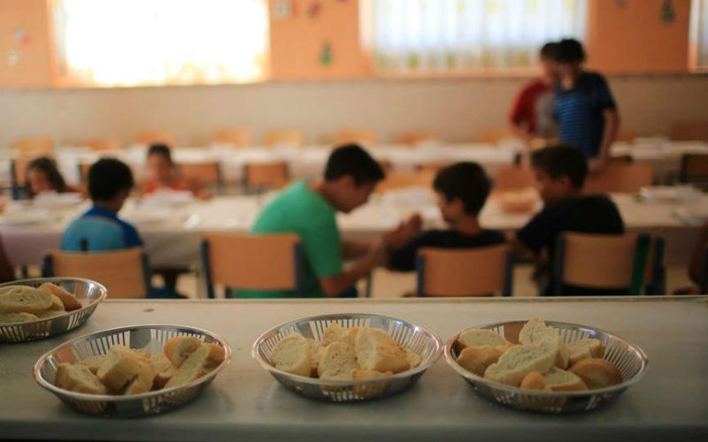 Comedores escolares | Caída en la cantidad y la calidad de la comida