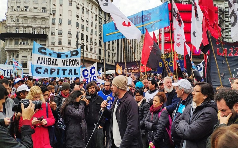 Las organizaciones populares mostraron fuerzas en la calle