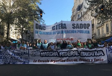 Marcha Federal Educativa | Multitudinaria movilización a Plaza de Mayo