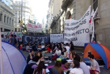 UNICABA | Acampe y movilización en defensa de los 29 profesorados